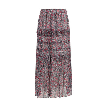Isabel Marant Étoile Gonna lunga di cotone viola