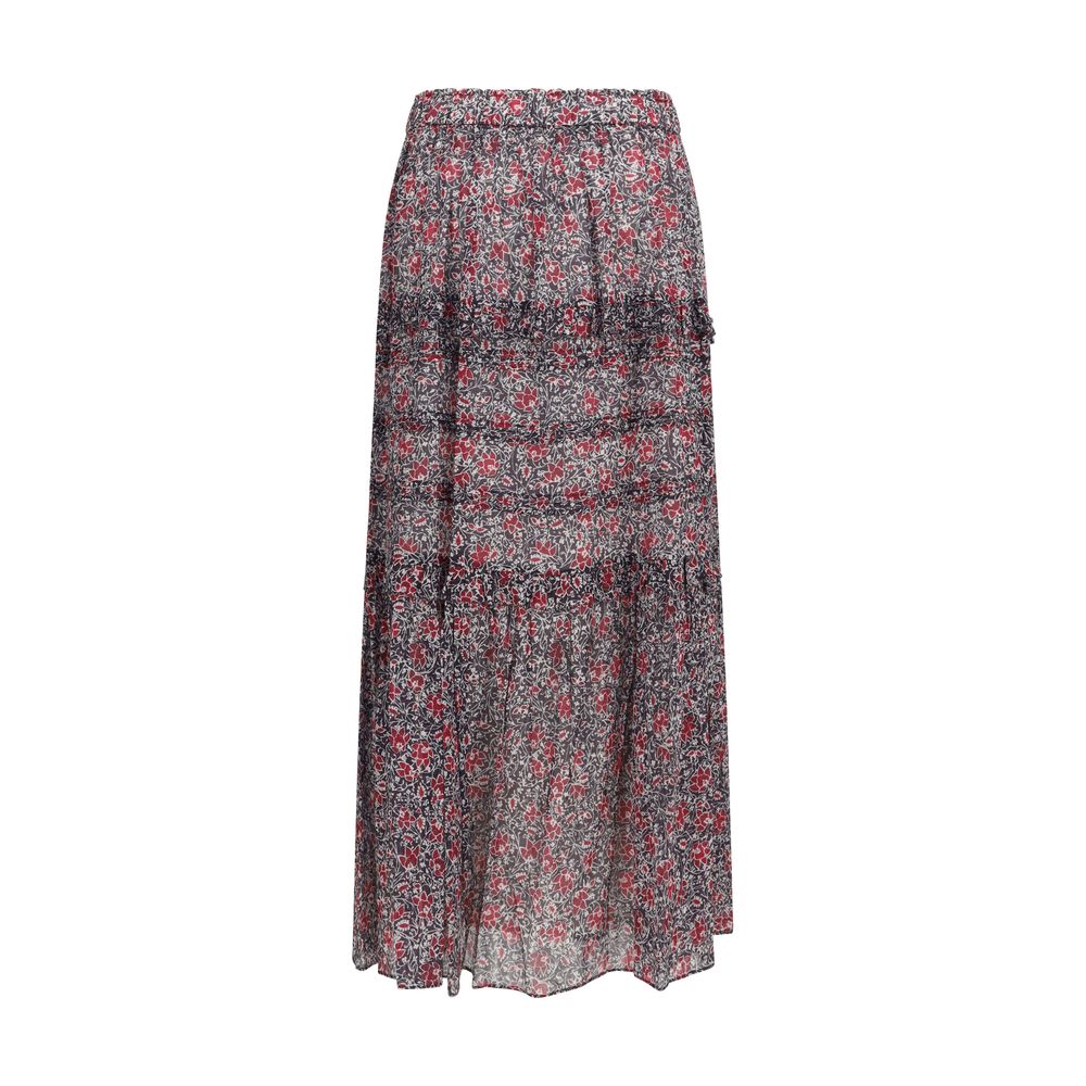 Isabel Marant Étoile Gonna lunga di cotone viola