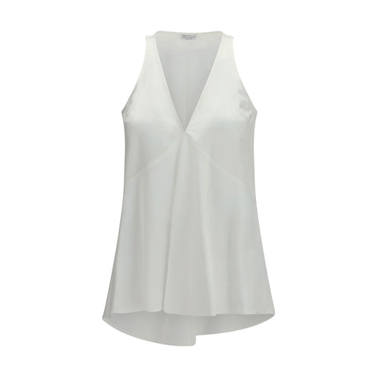 Camicia Brunello Cucinelli in Cotone Bianco
