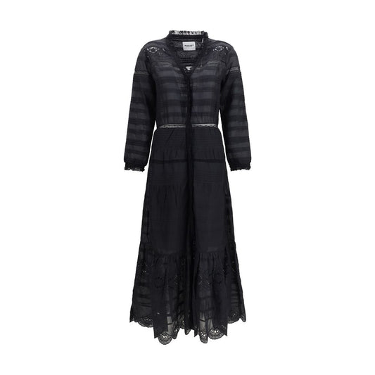 Robe décontractée en coton noir Isabel Marant Étoile