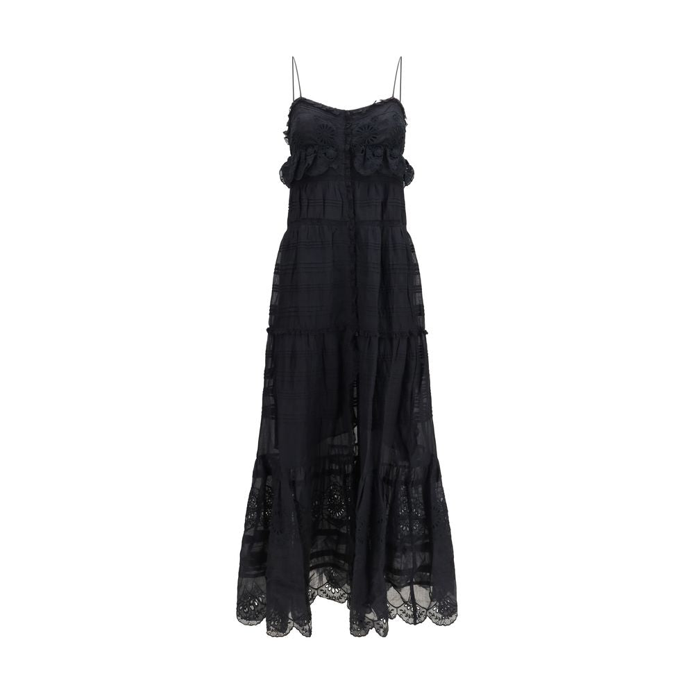 Isabel Marant Étoile Black Cotton Casual Dress