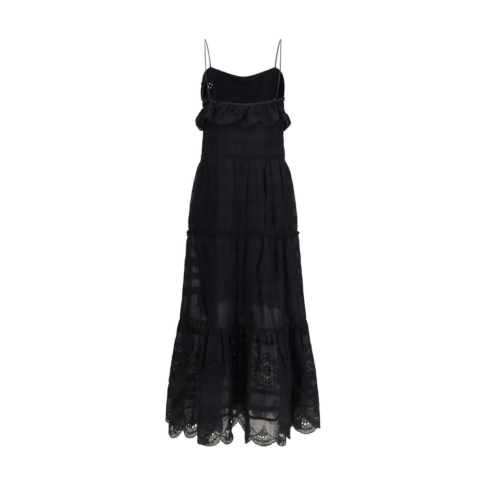 Isabel Marant Étoile Black Cotton Casual Dress