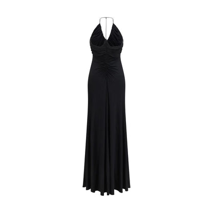 Robe de cocktail Self-Portrait en viscose noire