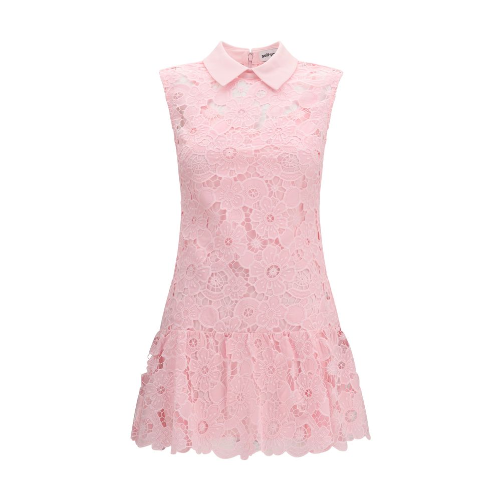 Self-Portrait Multicolor Polyester Casual Dress