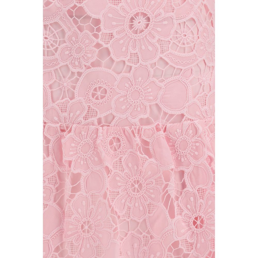 Self-Portrait Multicolor Polyester Casual Dress