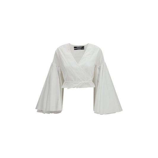 Camicia bianca di cotone Jacquemus