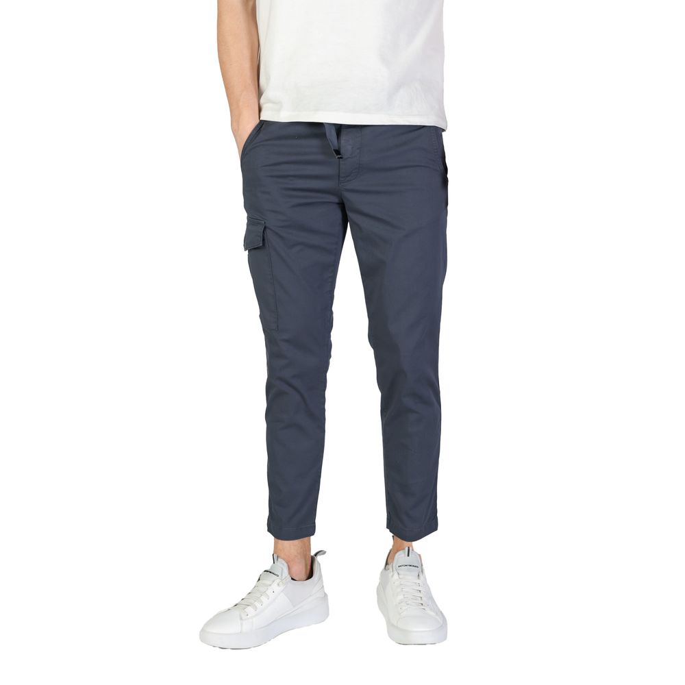 Refrigiwear Blue Cotton Cargo Pants