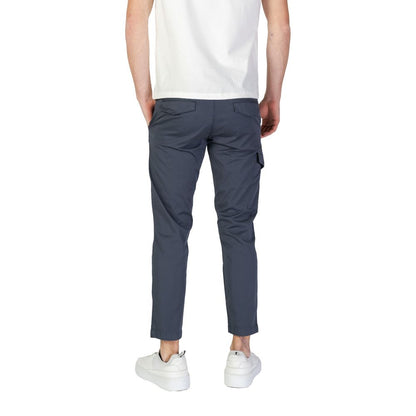 Pantalon cargo en coton bleu Refrigiwear