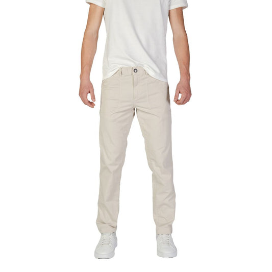 Refrigiwear Pantaloni Casual Beige in Cotone