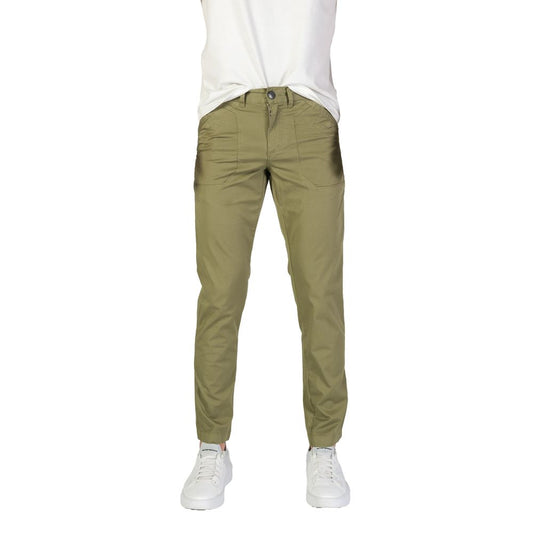 Pantaloni Casual Refrigiwear Verdi in Cotone