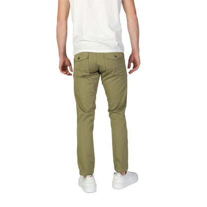 Pantaloni Casual Refrigiwear Verdi in Cotone