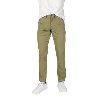 Pantaloni Casual Refrigiwear Verdi in Cotone
