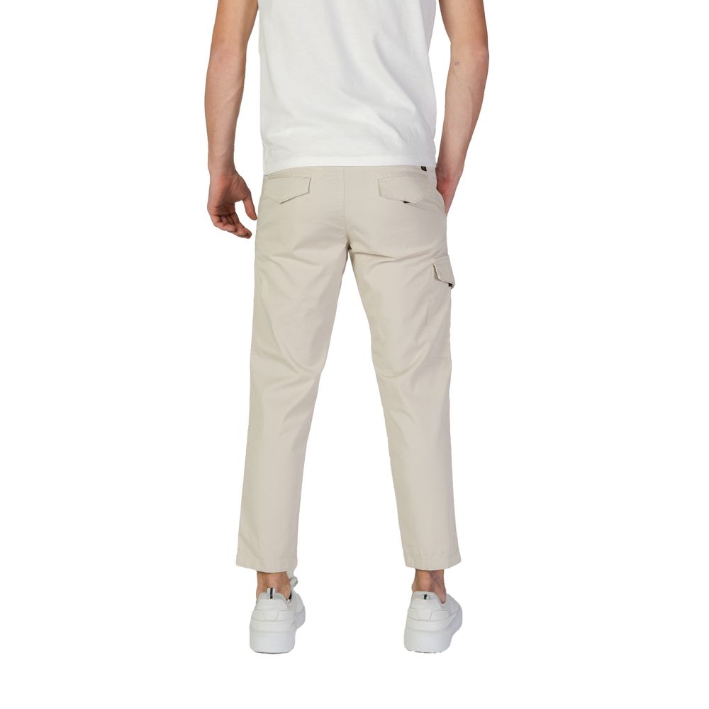 Refrigiwear Beige Cotton Cargo Pants