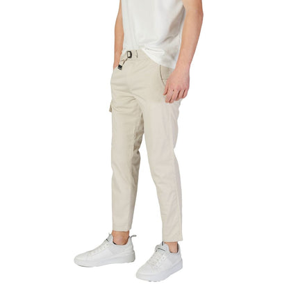 Refrigiwear Pantaloni Cargo Beige in Cotone