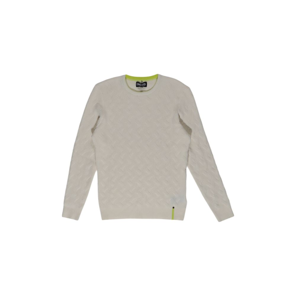 Maglione "In My Hood" in lana color crema
