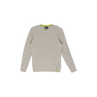 Maglione "In My Hood" in lana color crema