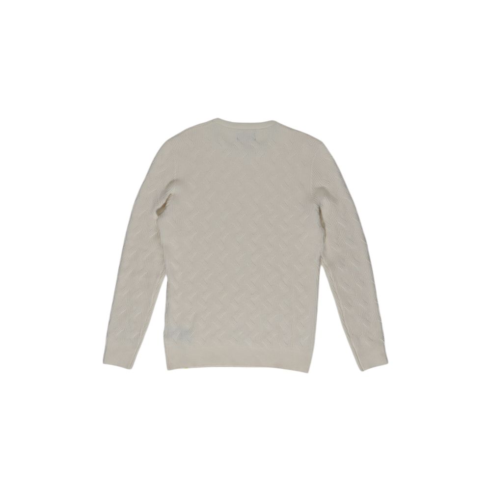 Maglione "In My Hood" in lana color crema