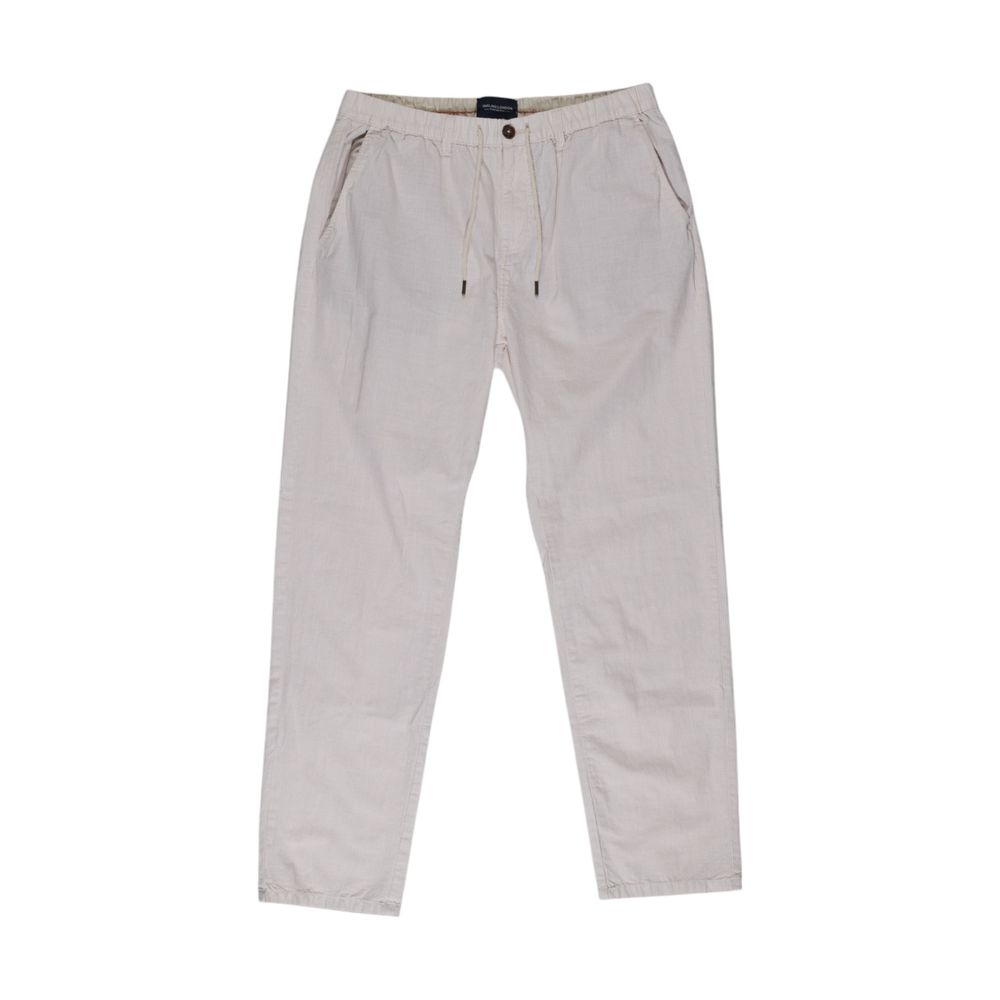 Pantaloni Casual di Cotone Beige Smiling London