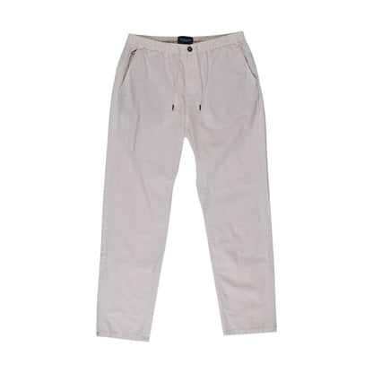 Pantaloni Casual di Cotone Beige Smiling London