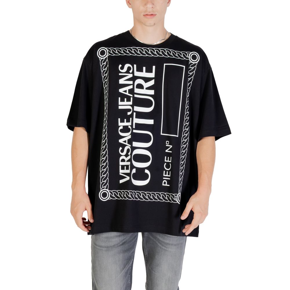 T-shirt Versace Jeans en coton noir
