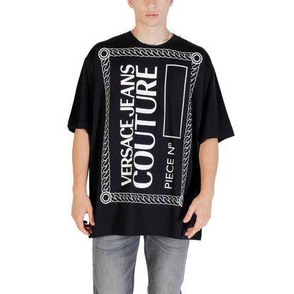 T-shirt Versace Jeans en coton noir