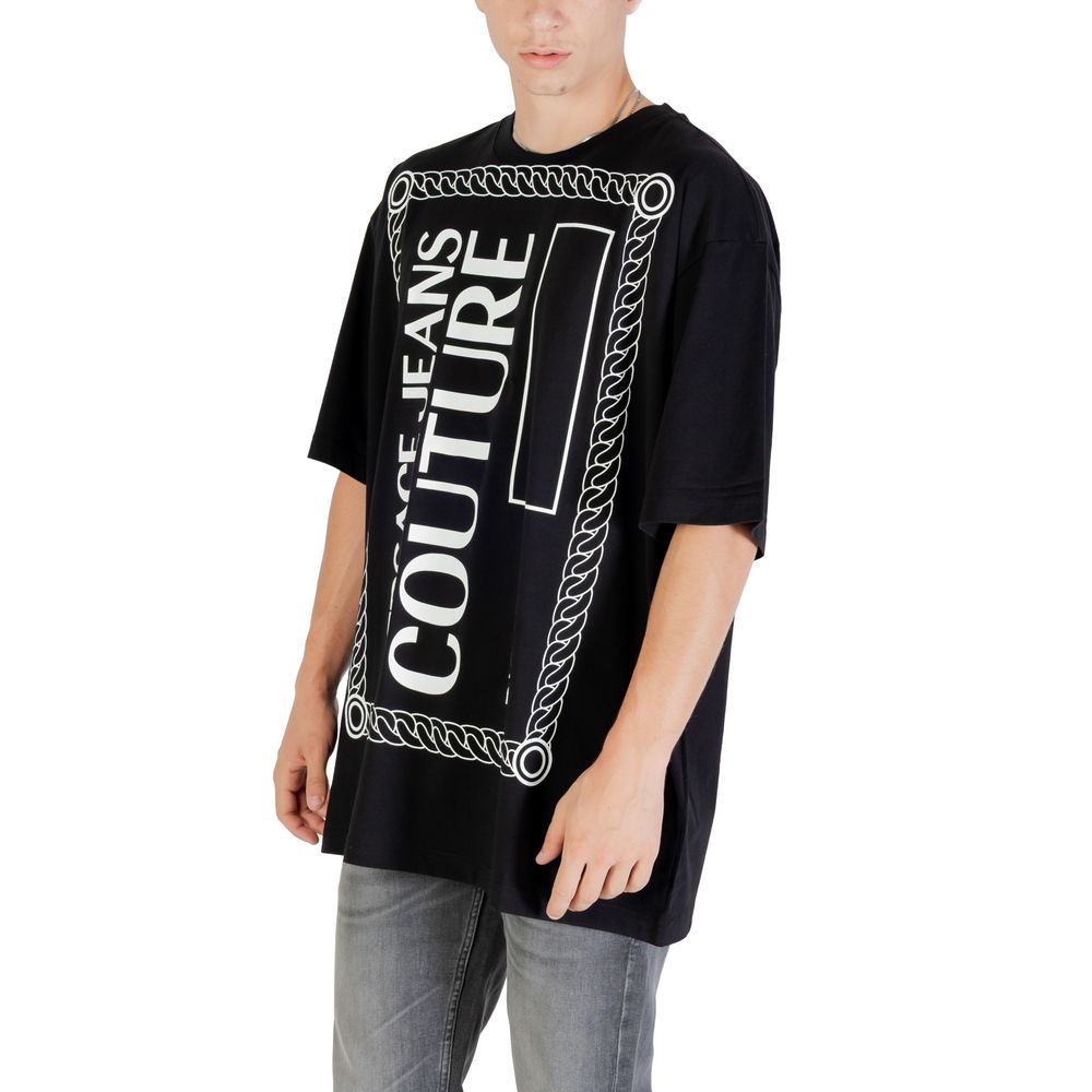 T-shirt Versace Jeans en coton noir