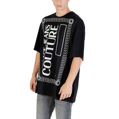 T-shirt Versace Jeans en coton noir