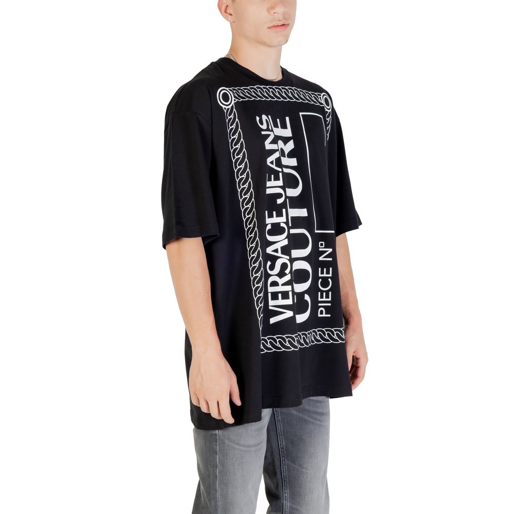 T-shirt Versace Jeans en coton noir