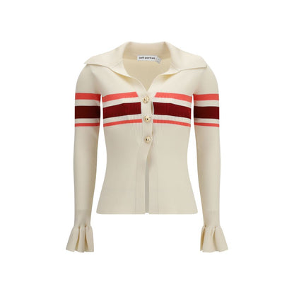 Chemisier Self-Portrait en viscose beige