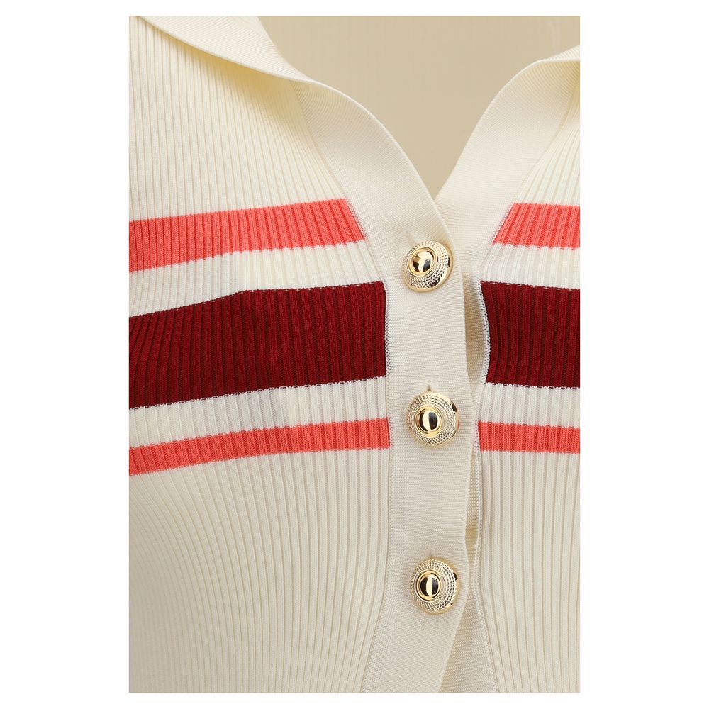 Self-Portrait Beige Viscose Blouse