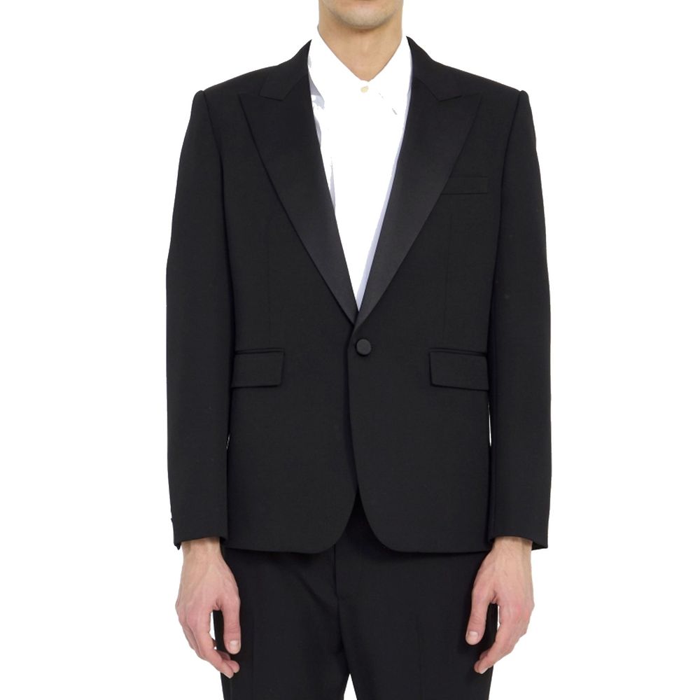 Blazer Saint Laurent in lana nera
