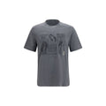 Brunello Cucinelli Blue Cotton T-Shirt
