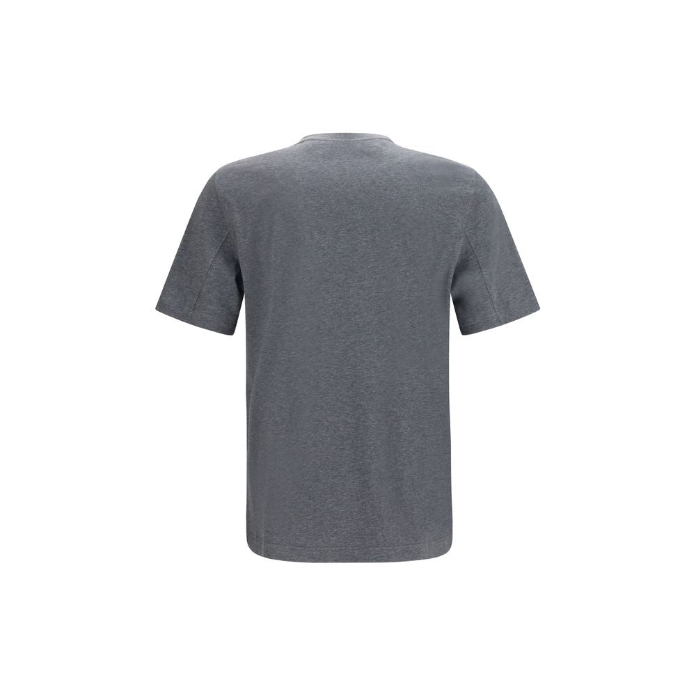 Brunello Cucinelli Blue Cotton T-Shirt
