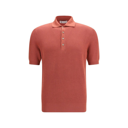 Polo Brunello Cucinelli in cotone multicolore