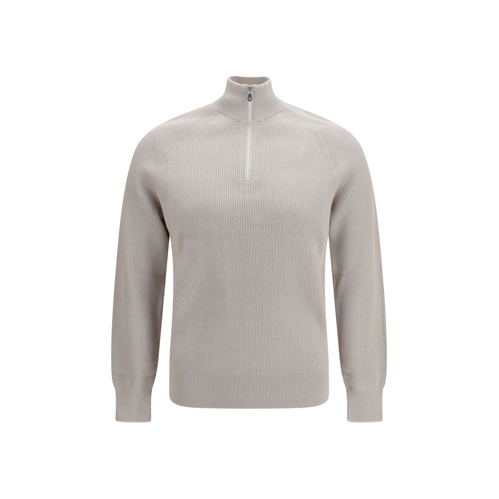 Felpa Brunello Cucinelli in cotone beige