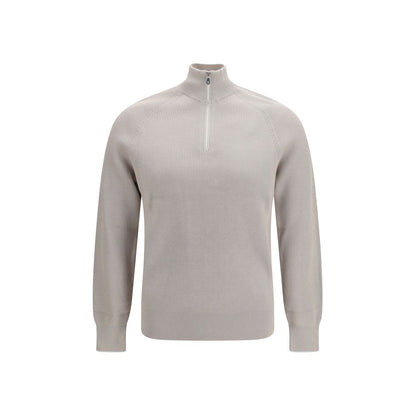 Brunello Cucinelli Sweat-shirt en coton beige