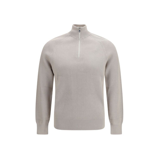 Felpa Brunello Cucinelli in cotone beige