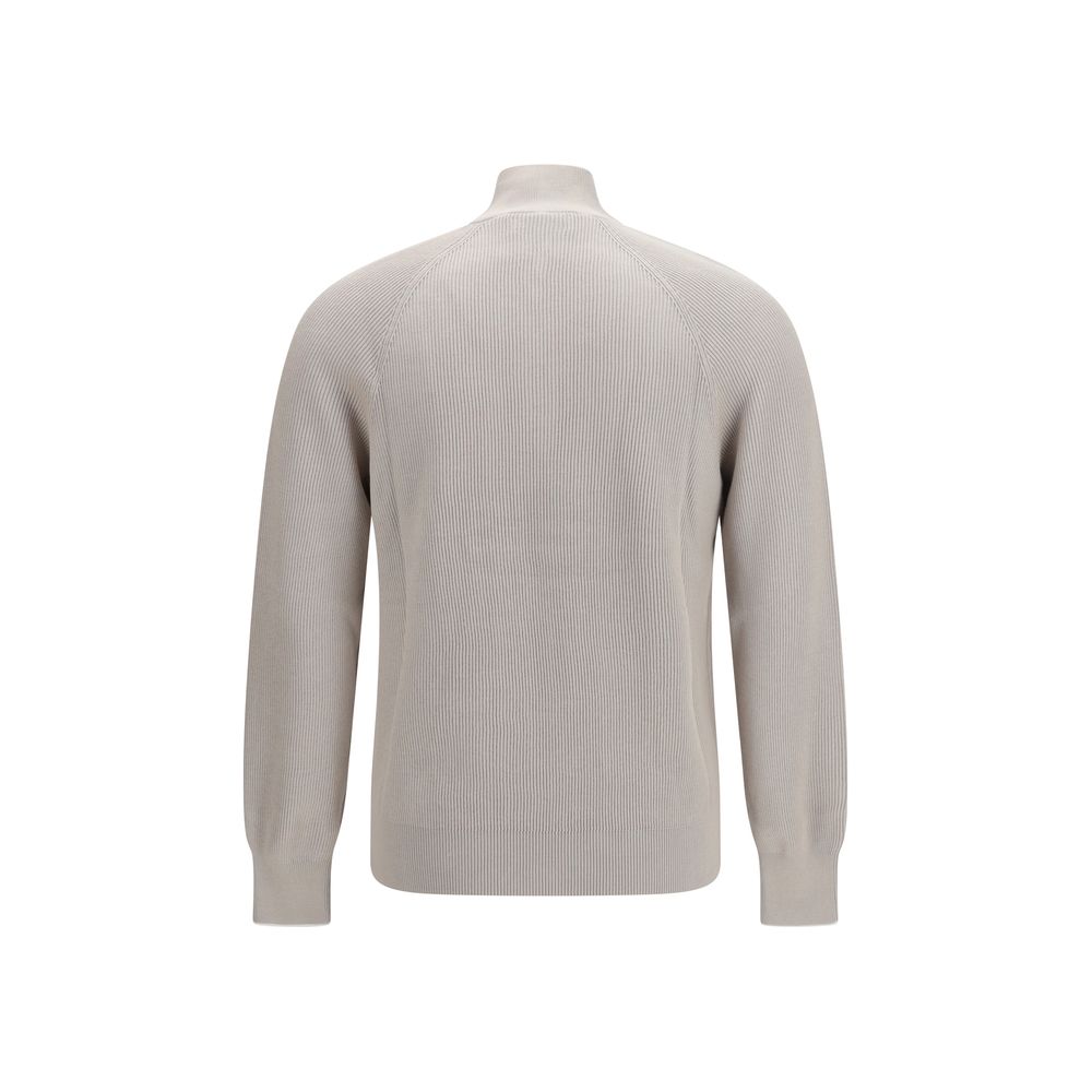 Felpa Brunello Cucinelli in cotone beige