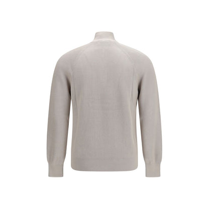 Brunello Cucinelli Sweat-shirt en coton beige