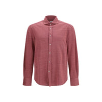 Chemise en lin multicolore Brunello Cucinelli