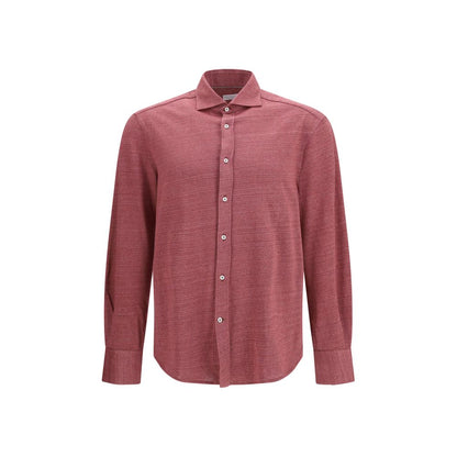 Chemise en lin multicolore Brunello Cucinelli