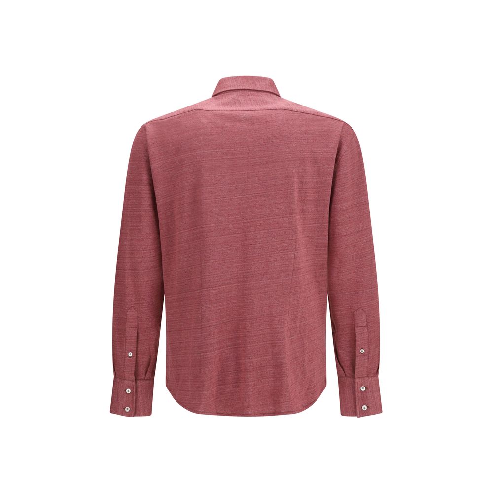 Chemise en lin multicolore Brunello Cucinelli