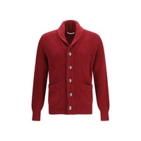 Cardigan in Cotone Multicolor Brunello Cucinelli