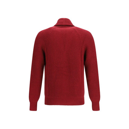 Cardigan in Cotone Multicolor Brunello Cucinelli