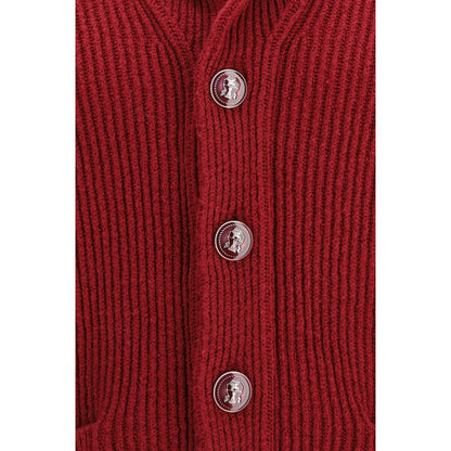 Cardigan in Cotone Multicolor Brunello Cucinelli