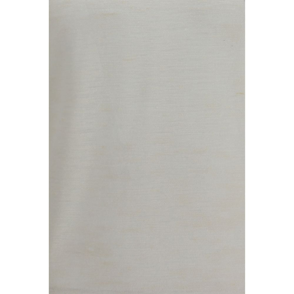 Camicia Brooksfield maniche corte in lino bianco