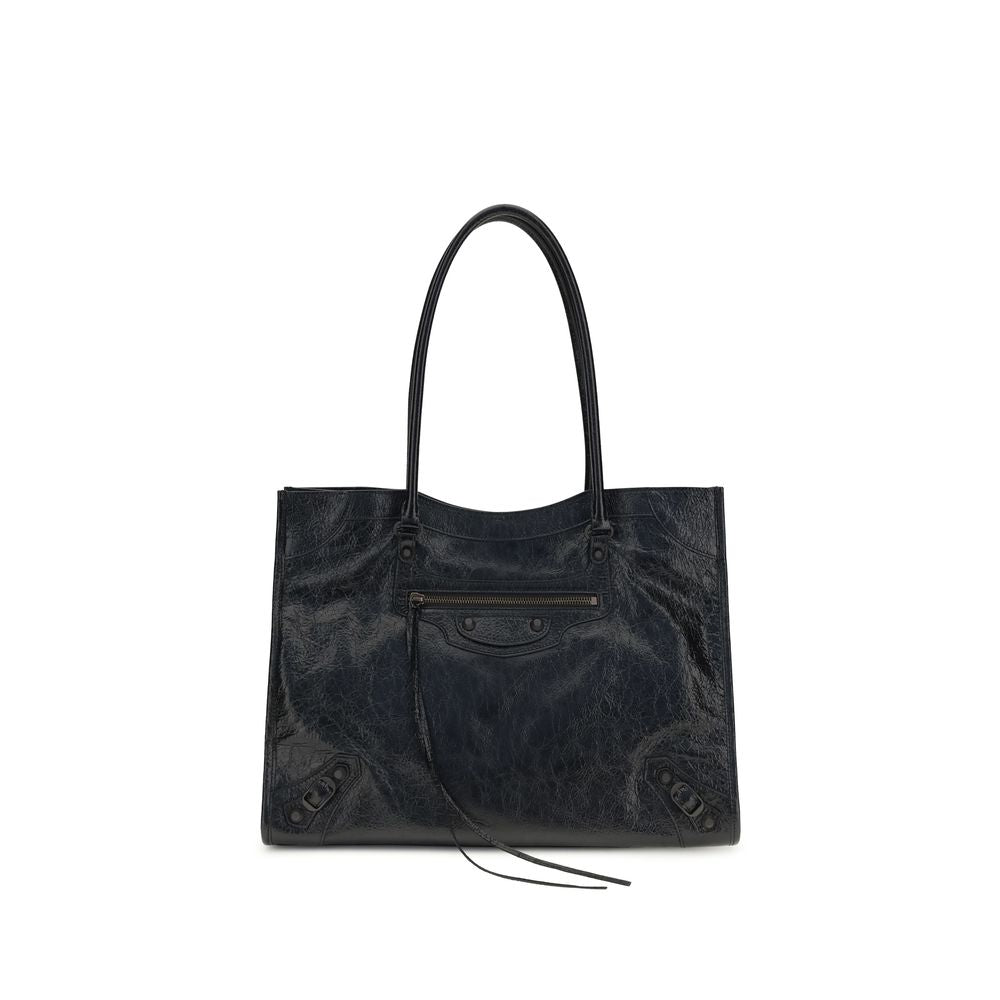 Sac bandoulière Balenciaga en agneau noir Ovis Aries Aries