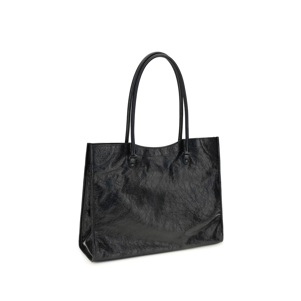 Sac bandoulière Balenciaga en agneau noir Ovis Aries Aries