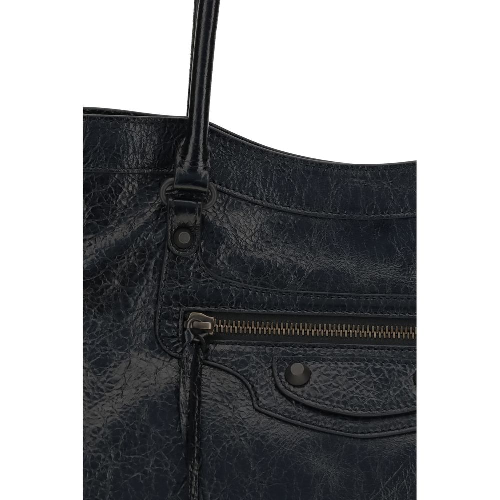 Sac bandoulière Balenciaga en agneau noir Ovis Aries Aries