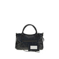 Borsa a Tracolla Balenciaga Nera in Agnello Ovis Aries Aries
